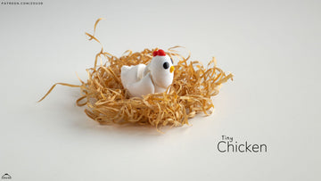 Chicken Fidget Keychain