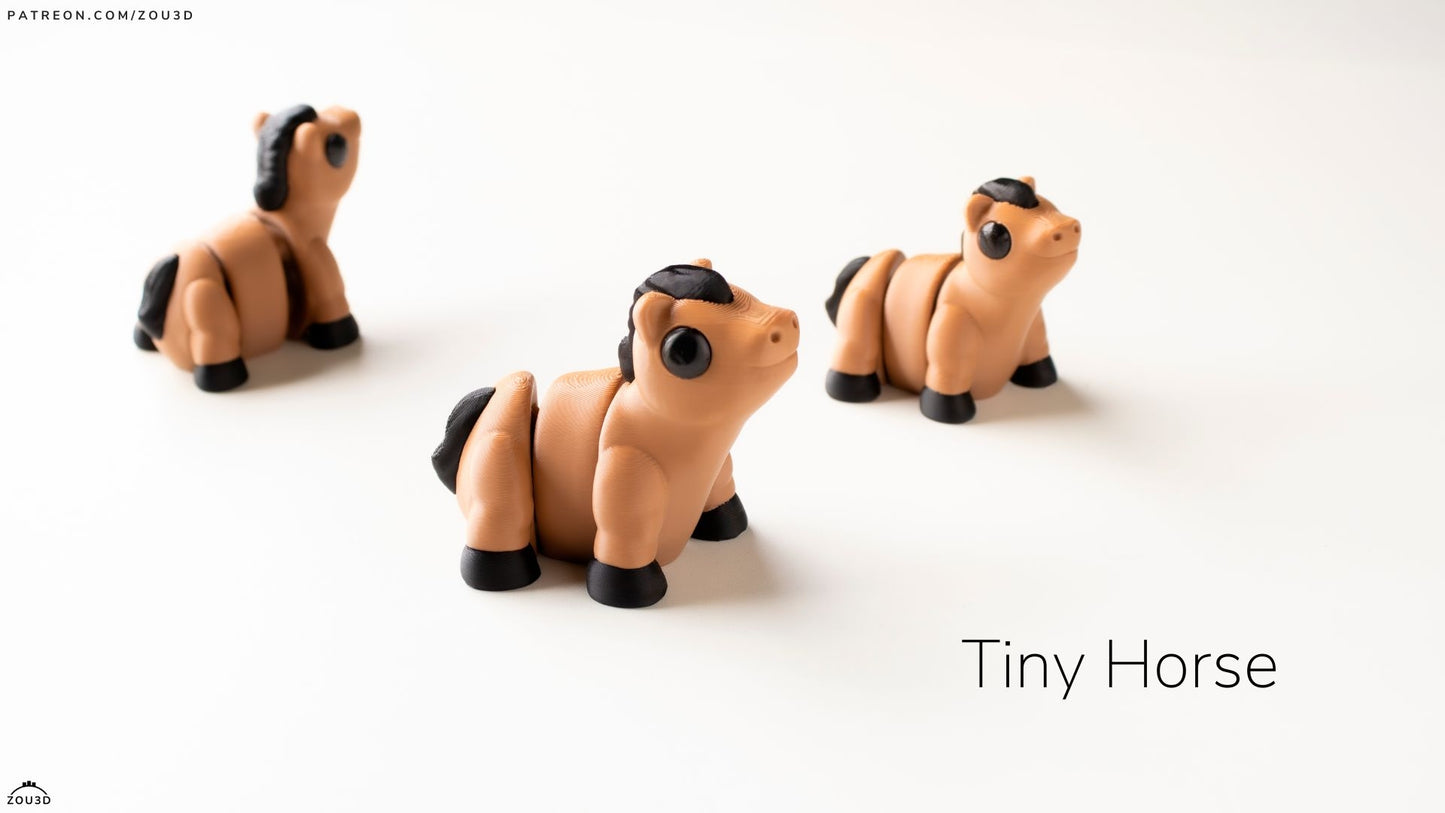 Horse Fidget Keychain