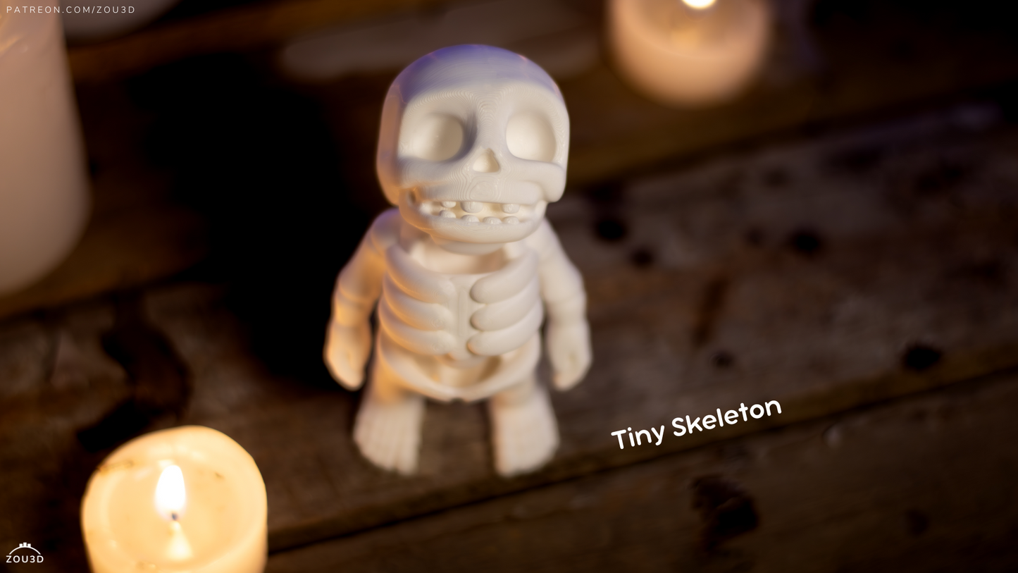 Skeleton Fidget Keychain