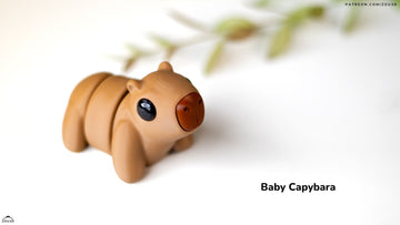 Capybara Fidget Keychain