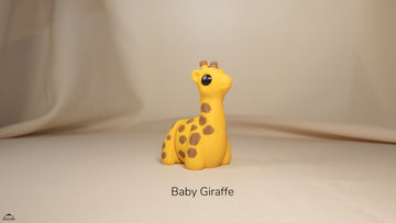 Baby Giraffe Fidget Keychain