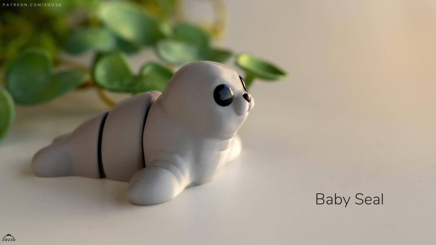 Seal Fidget Keychain