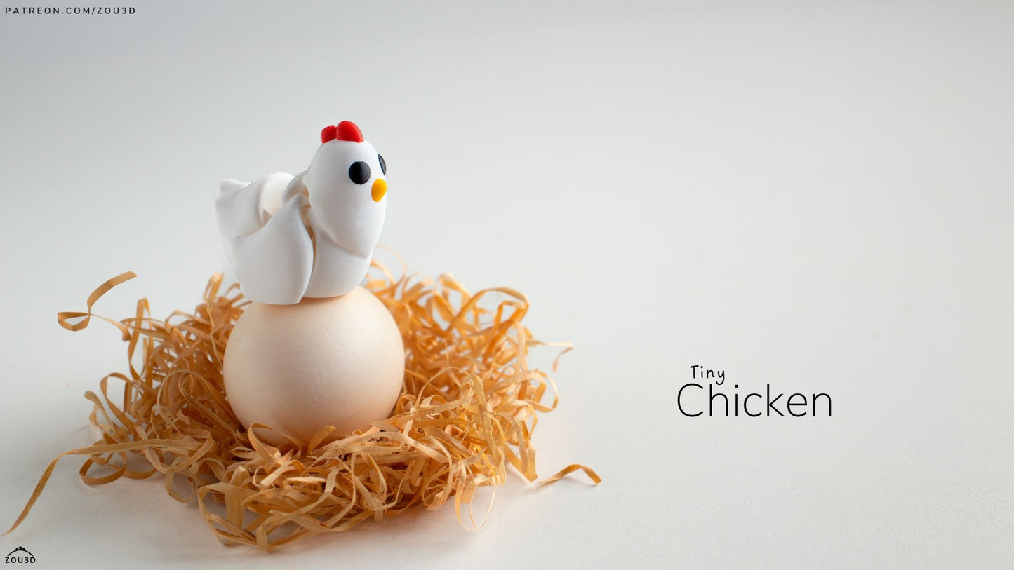 Chicken Fidget Keychain