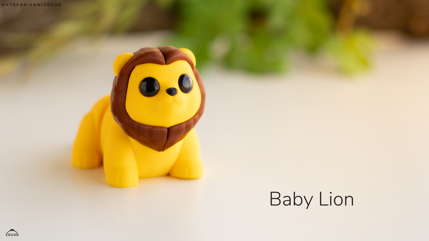 Lion Fidget Keychain