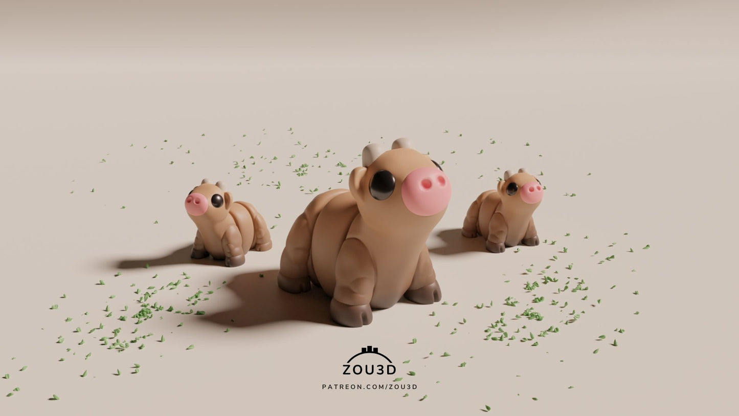 Horse Fidget Keychain