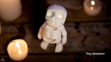 Skeleton Fidget Keychain