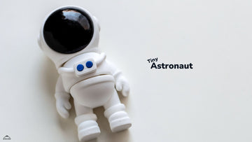 Tiny Astronaut Fidget Keychain