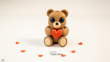 Valentines Teady Bear Keychain