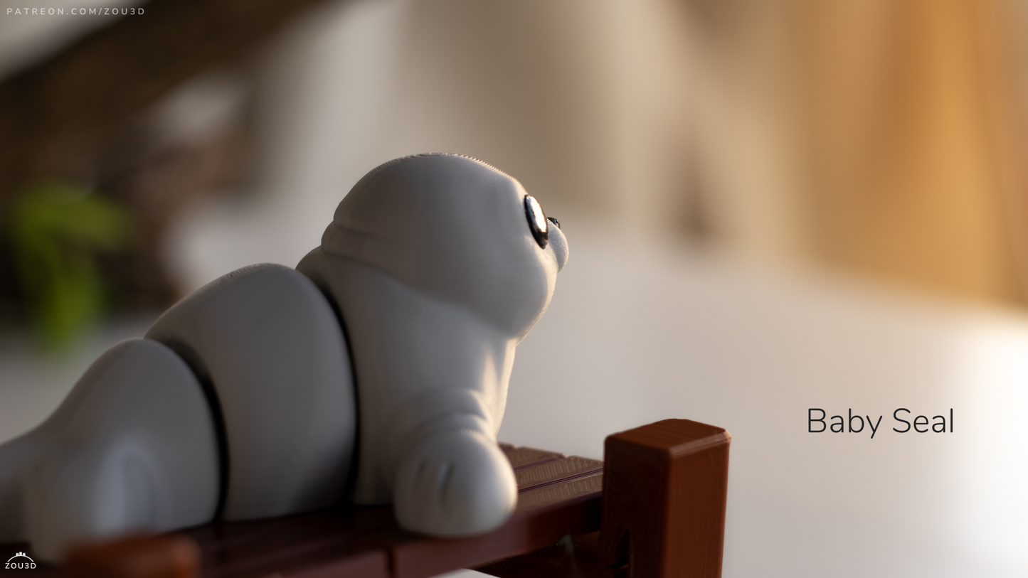 Seal Fidget Keychain