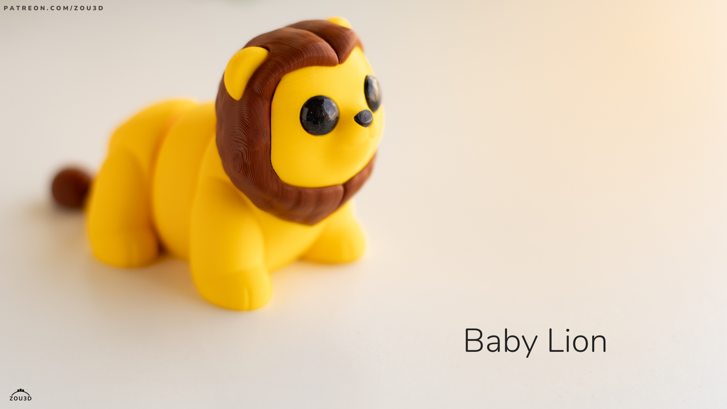 Lion Fidget Keychain