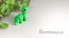 Brontosaurus Fidget Keychain