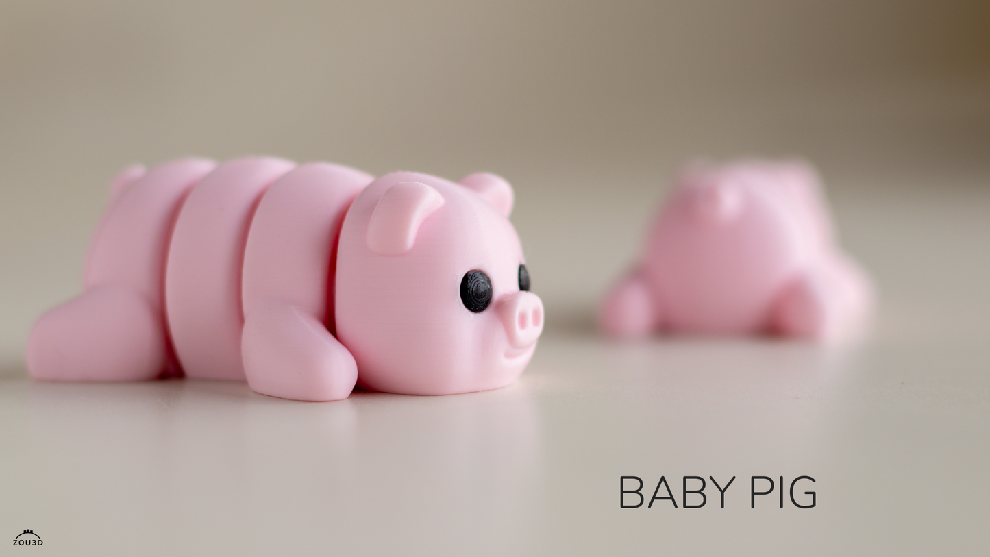 Pig Fidget Keychain