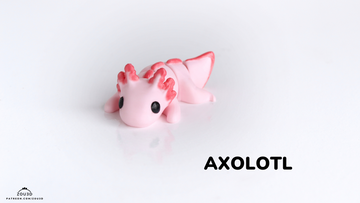Axolotl Fidget Keychain