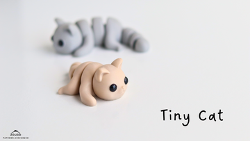 Tiny Cat Fidget Keychain