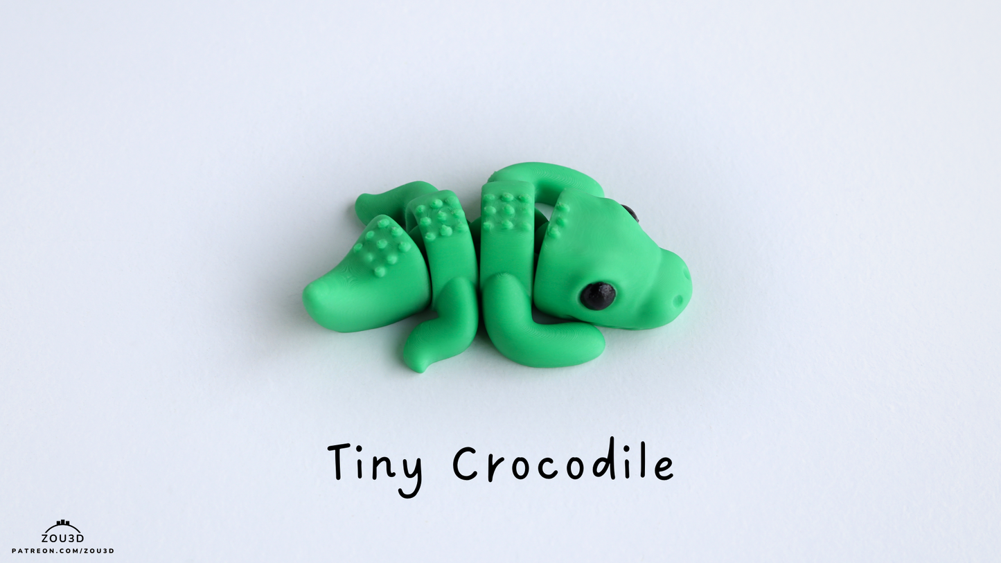 Crocodile Fidget Keychain