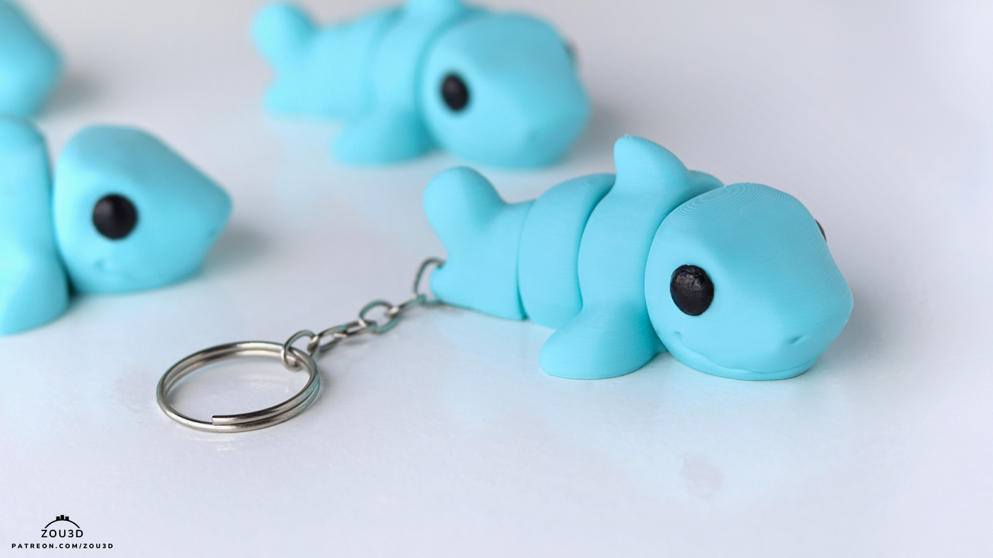 Baby Shark Fidget Keychain