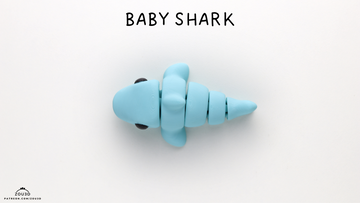 Baby Shark Fidget Keychain