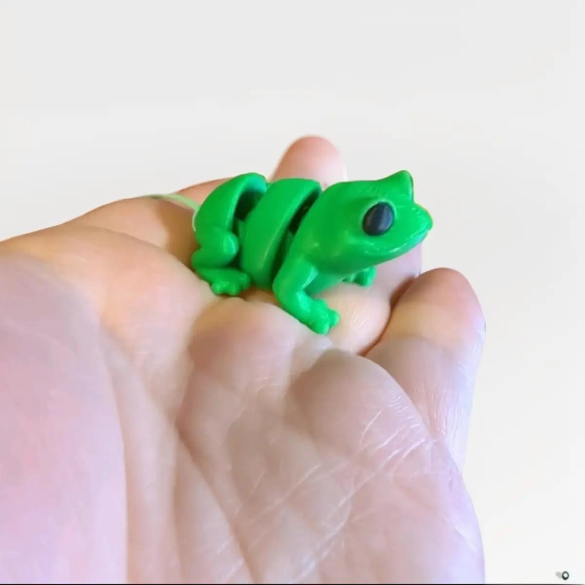 Green Fidget Froggy Keychain