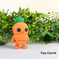 Carrot fidget keychain