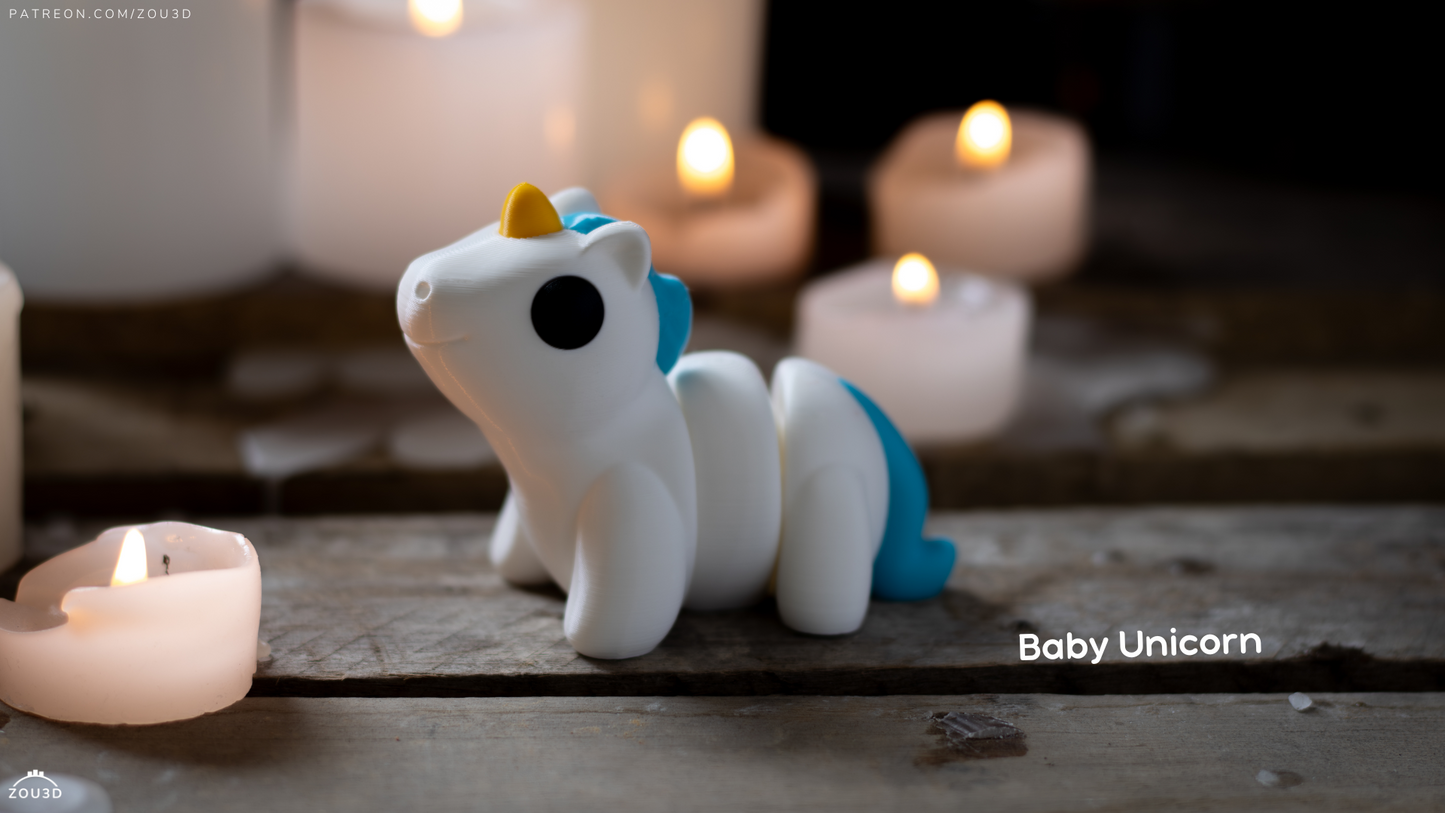 Unicorn Fidget Keychain