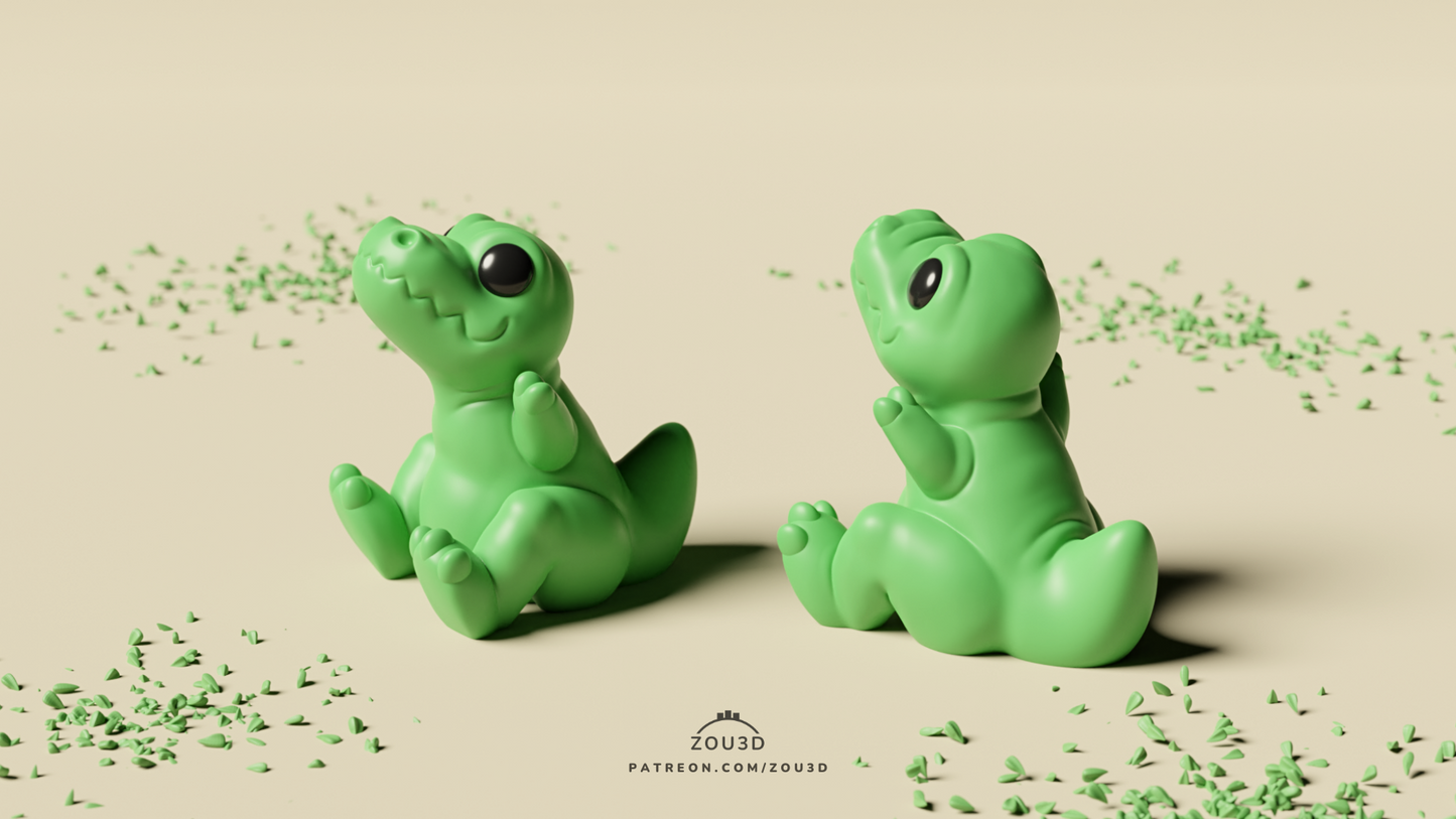 Baby Rex Statue
