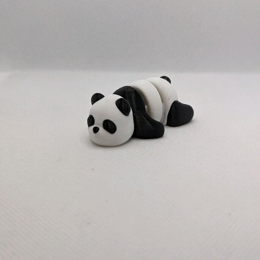 Sleepy Panda fidget keychain