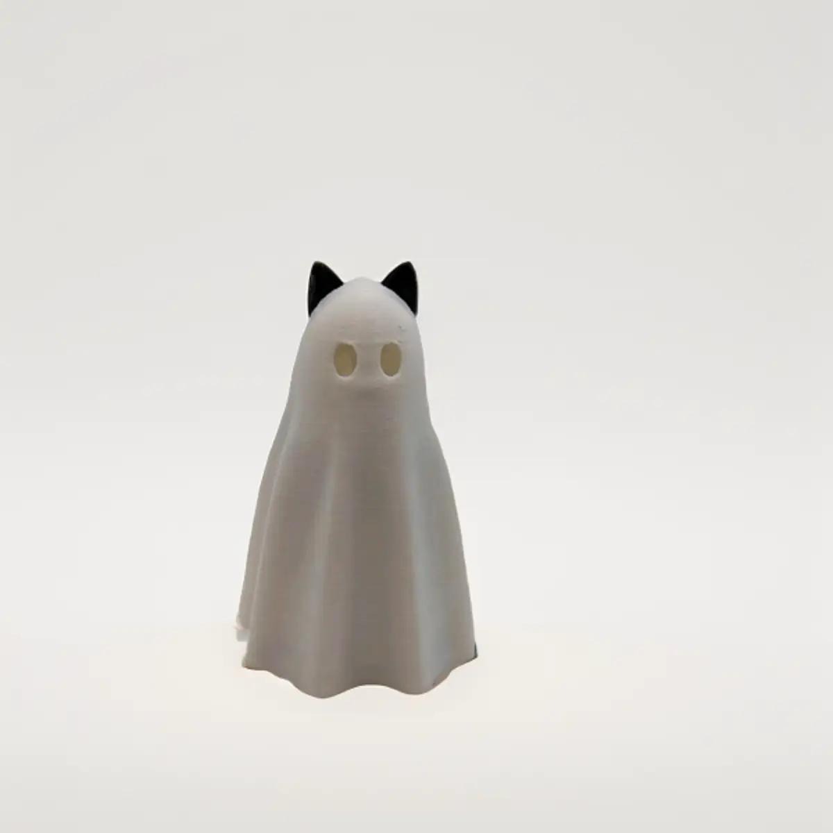 Fidget Ghost Kitty Keychain