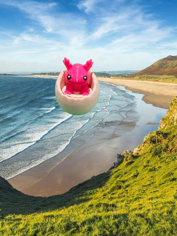 Axolotl in Egg Fidget Clicker