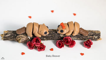 Beaver Fidget Keychain