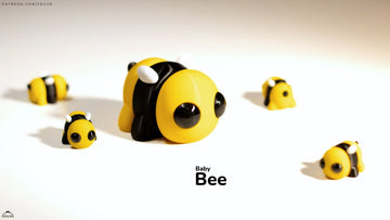 Bee Fidget Keychain