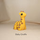 Baby Giraffe Fidget Keychain