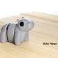 Baby Hippo Fidget Keychain