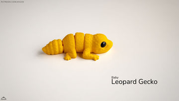 Baby Gecko Fidget Keychain