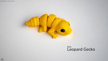 Baby Gecko Fidget Keychain