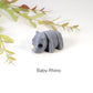 Baby Rhino Fidget Keychain