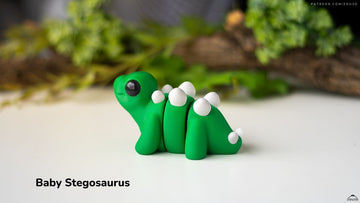 Stegosaurus Fidget Keychain