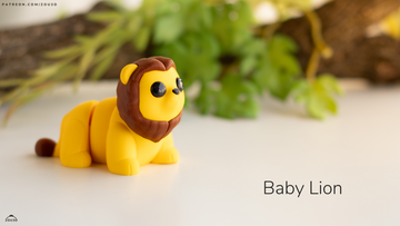 Lion Fidget Keychain