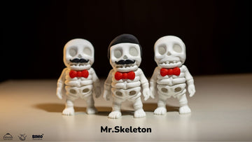 Mr Skeleton Fidget Keychain