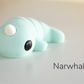 Narwhal Fidget Keychain
