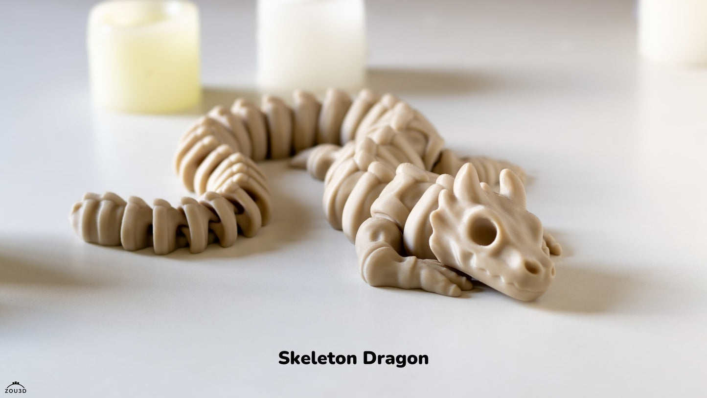 Zou Skeleton Dragon Fidget