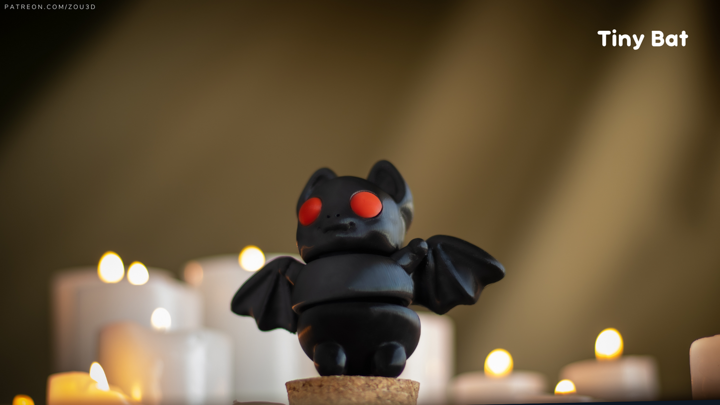 Fidget Bat Keychain