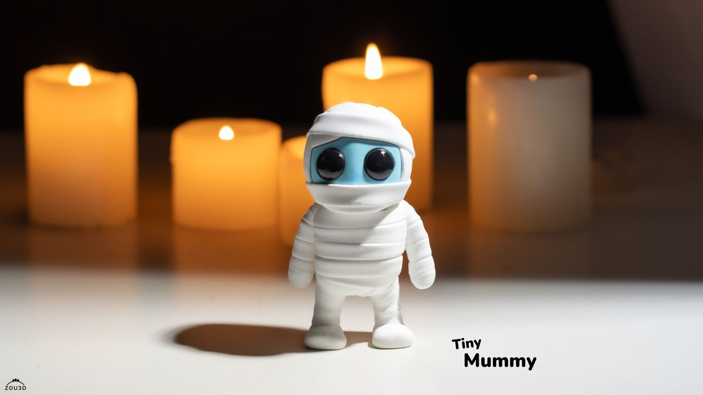 Tiny Mummy Fidget Keychain