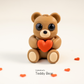 Valentines Teady Bear Keychain