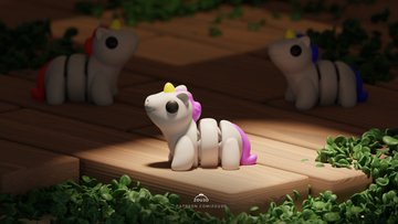 Unicorn Fidget Keychain