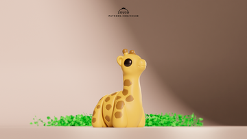 Baby Giraffe Fidget Keychain