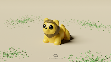 Lion Fidget Keychain