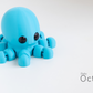Baby Octopus  Fidget Keychain