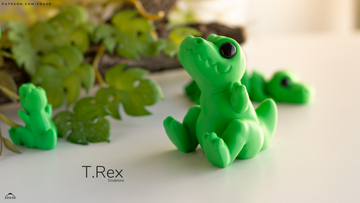 Baby Rex Statue