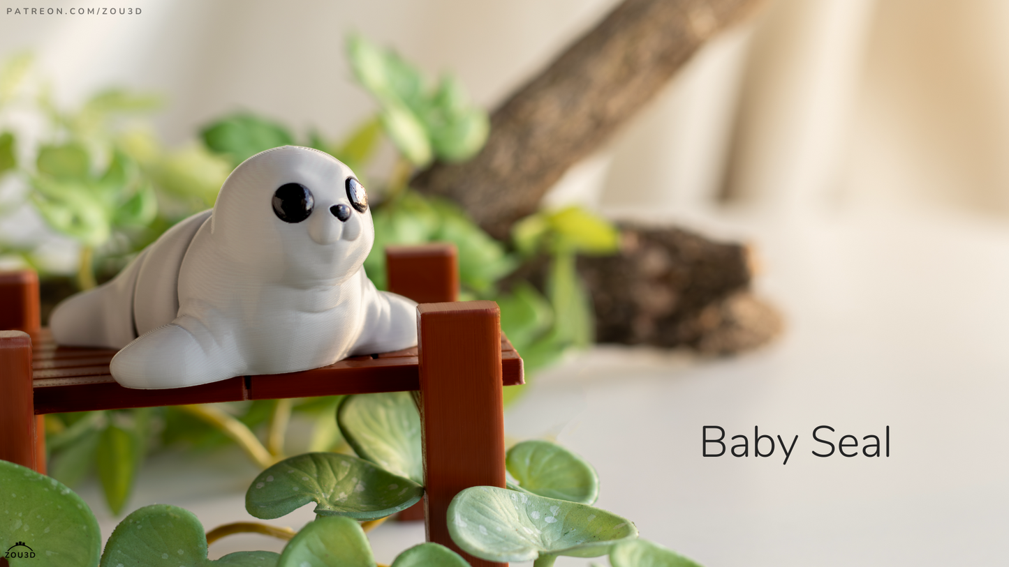 Seal Fidget Keychain