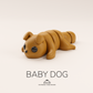 Baby Dog Fidget Keychain